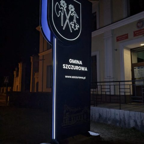 Gmina Szczurowa – pylon